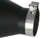 أطراف عادم aFe MACHForce XP SS-304 EXH طرف 4In x 7Out x 18L Bolt-On (أسود)